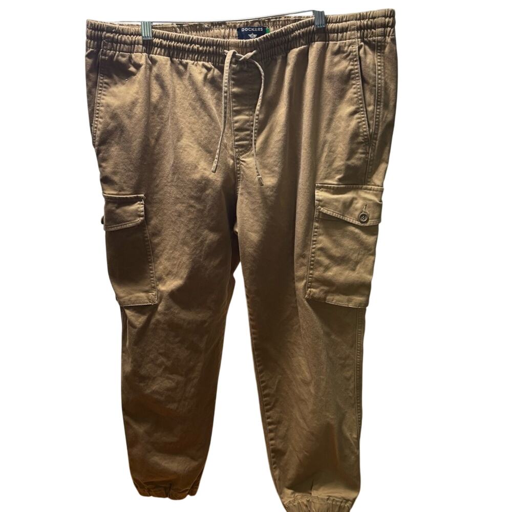 Dockers Men's Straight Tapered Pull On Cargo Pants Size XL